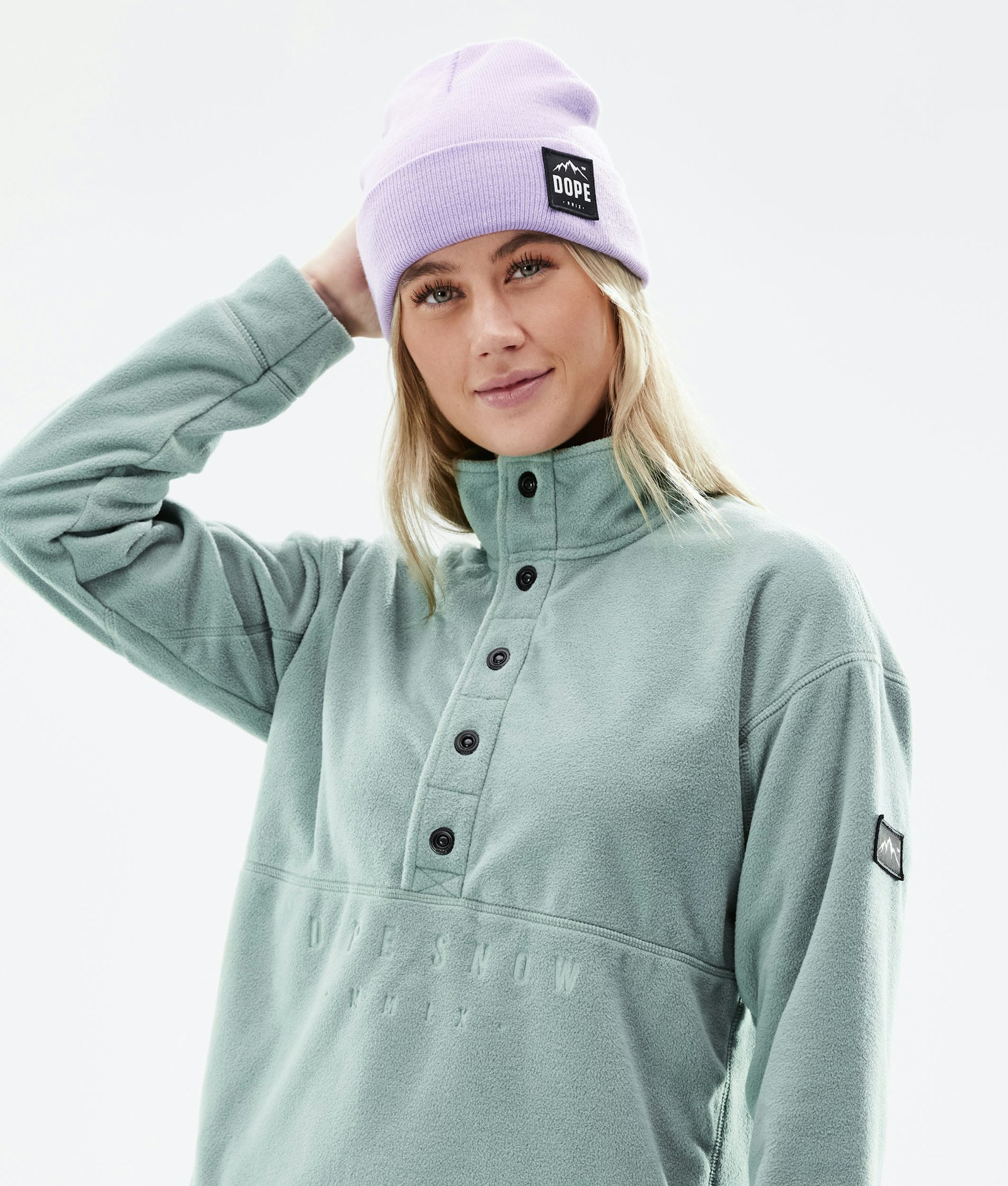 Dope Comfy W 2021 Sweter Polarowy Kobiety Faded Green