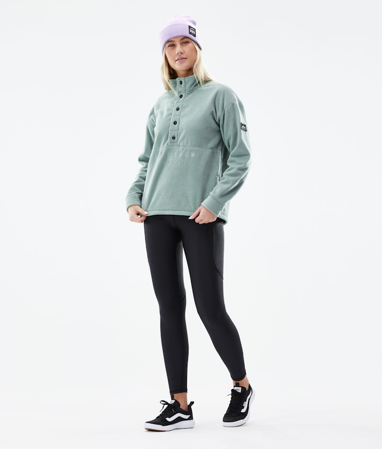 Dope Comfy W 2021 Fleece Sweater Women Faded Green Renewed, Image 4 of 7