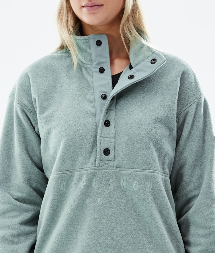 Dope Comfy W 2021 Fleece Sweater Women Faded Green Renewed, Image 7 of 7
