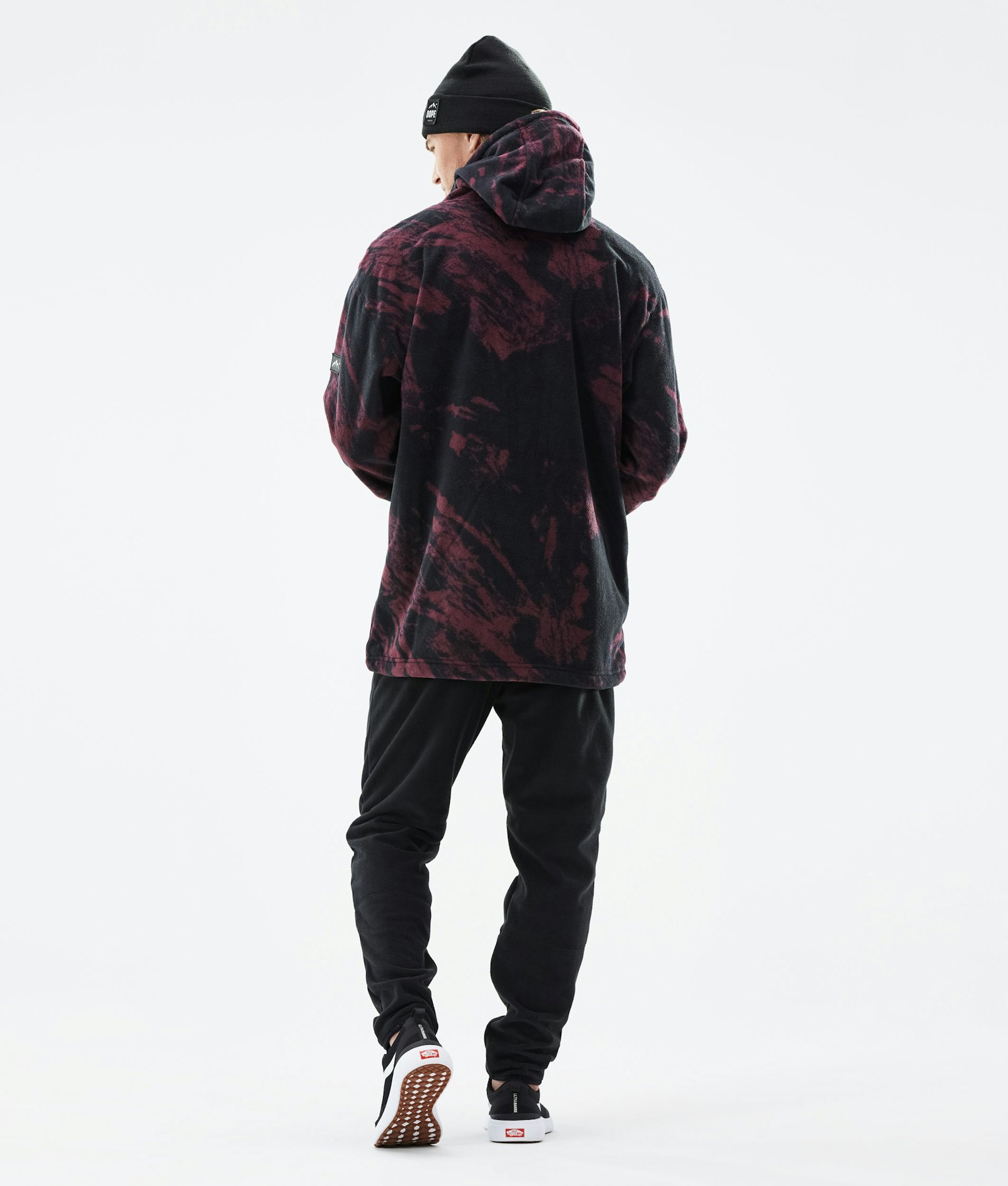 Dope Cozy II 2021 Pull Polaire Homme Paint Burgundy