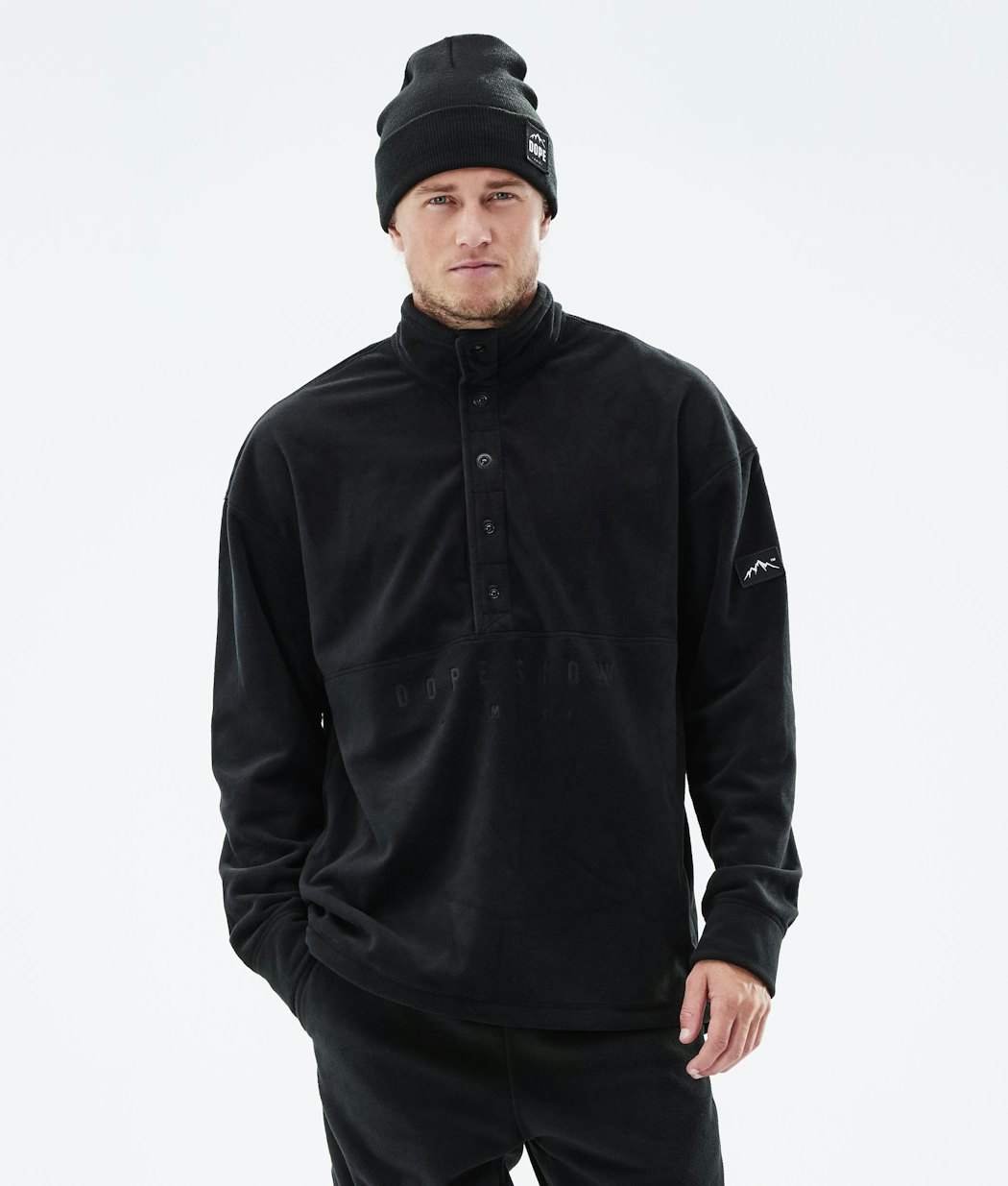 Dope Comfy Men's Fleece Sweater Black