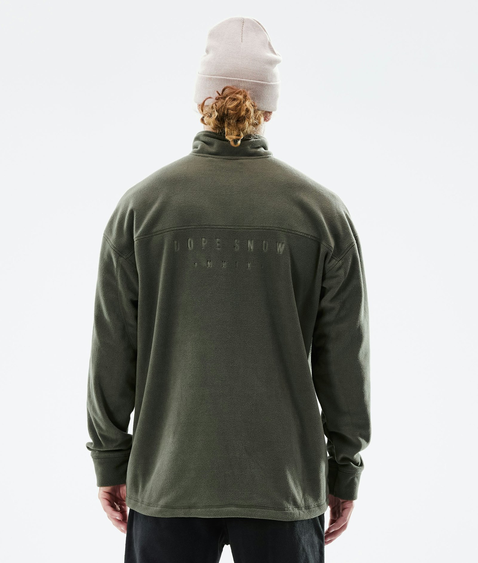 Dope Comfy 2021 Fleece Sweater Men Olive Green, Image 3 of 6