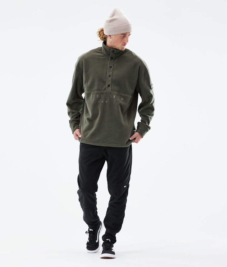Dope Comfy 2021 Fleece Sweater Men Olive Green