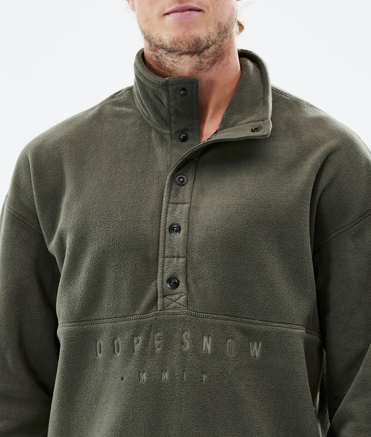 Dope Comfy 2021 Fleece Sweater Men Olive Green, Image 6 of 6