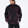 Dope Comfy Sweat Polaire Paint Burgundy