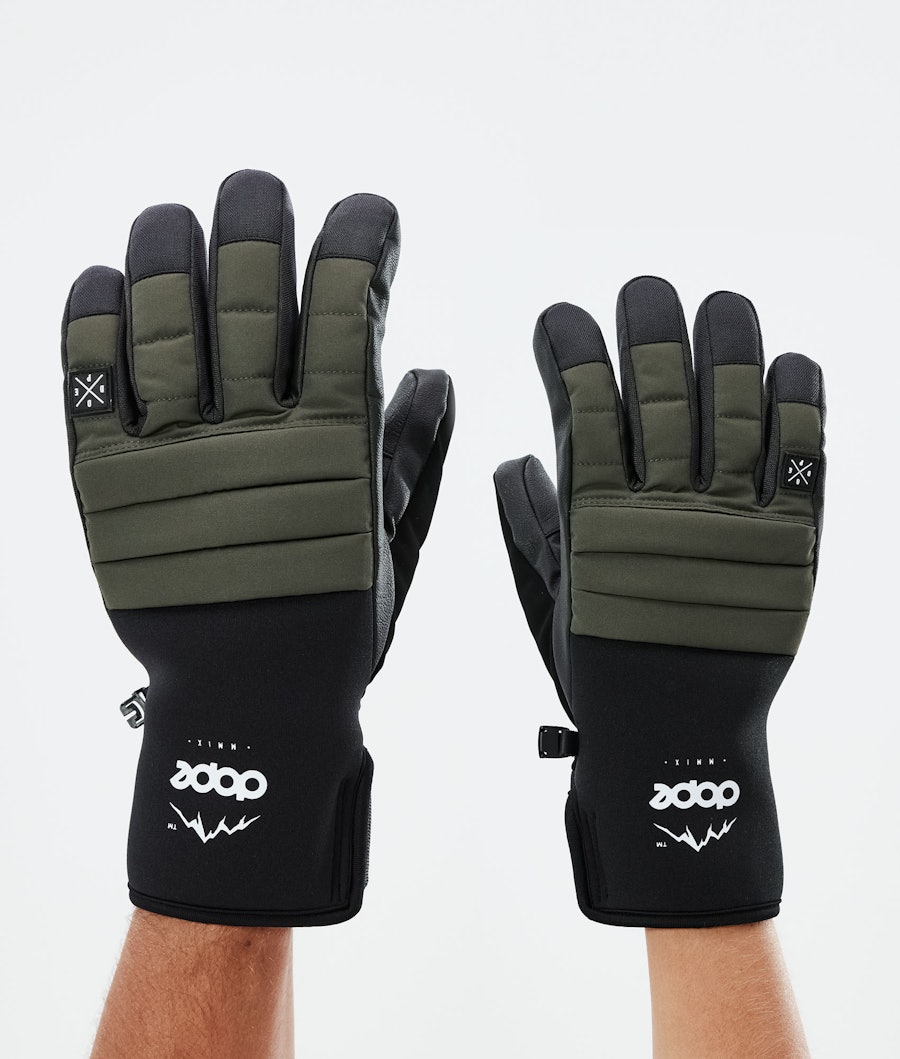 Ace 2021 Ski Gloves Olive Green