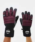 Dope Ace 2021 Ski Gloves Burgundy