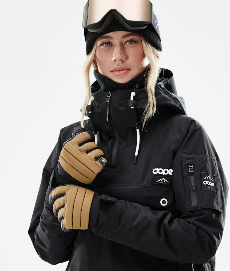 Ace 2021 Ski Gloves Gold, Image 6 of 6