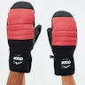 Dope Ace Snow Mittens Coral