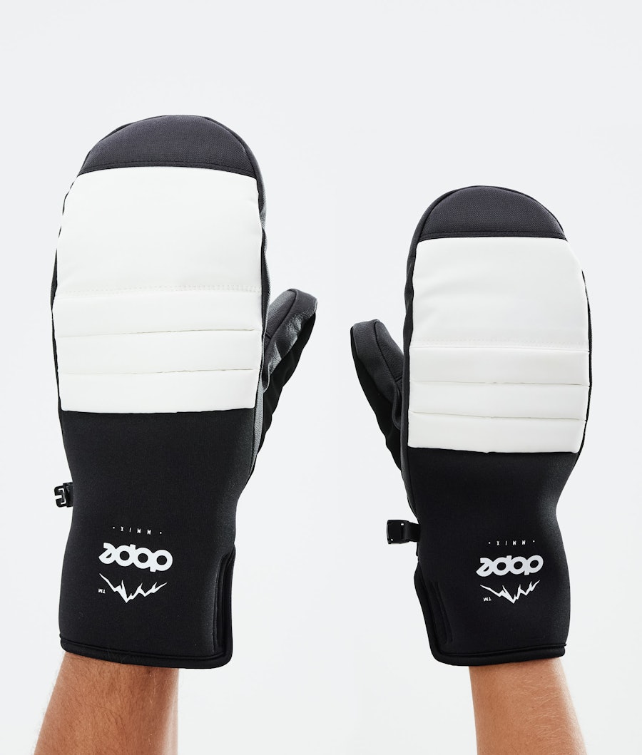 Dope Ace Mitt Ski Gloves White