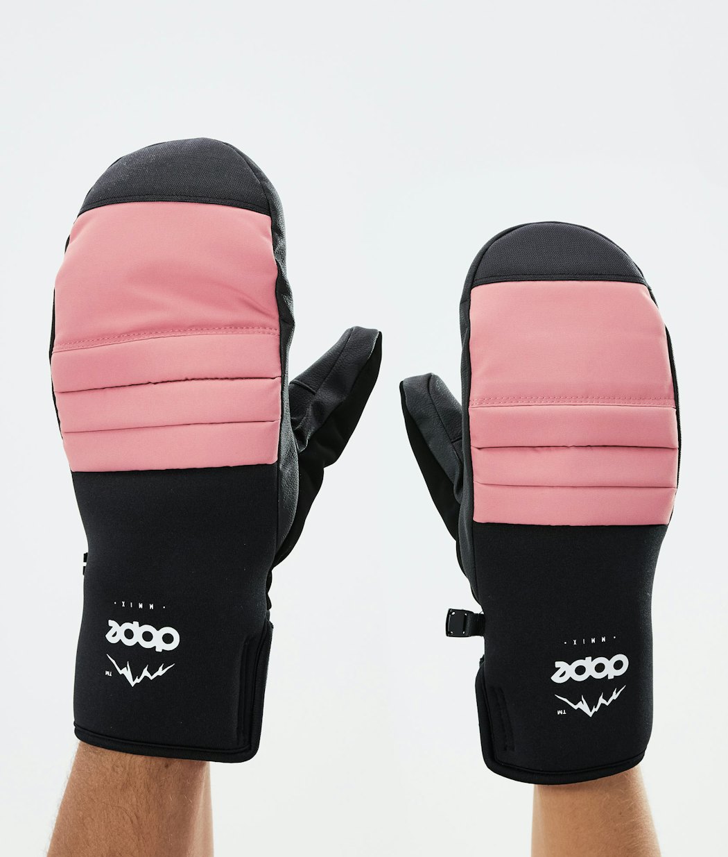 Dope Ace Men's Snow Mittens Pink