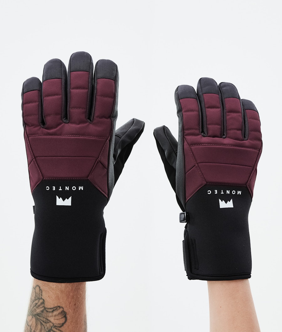 Kilo Glove Ski Gloves Burgundy