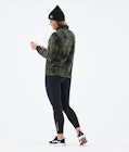 Montec Echo W 2021 Fleece Sweater Women Olive Green Tiedye, Image 5 of 6