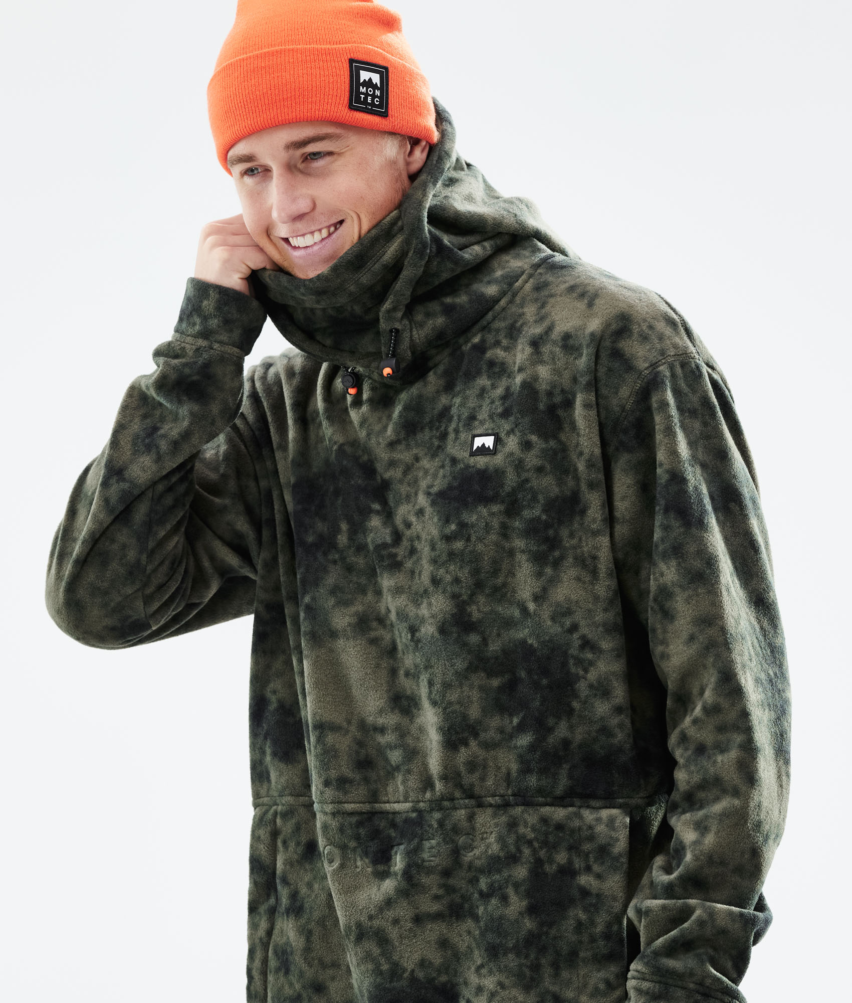 North face sales camo fleece hoodie