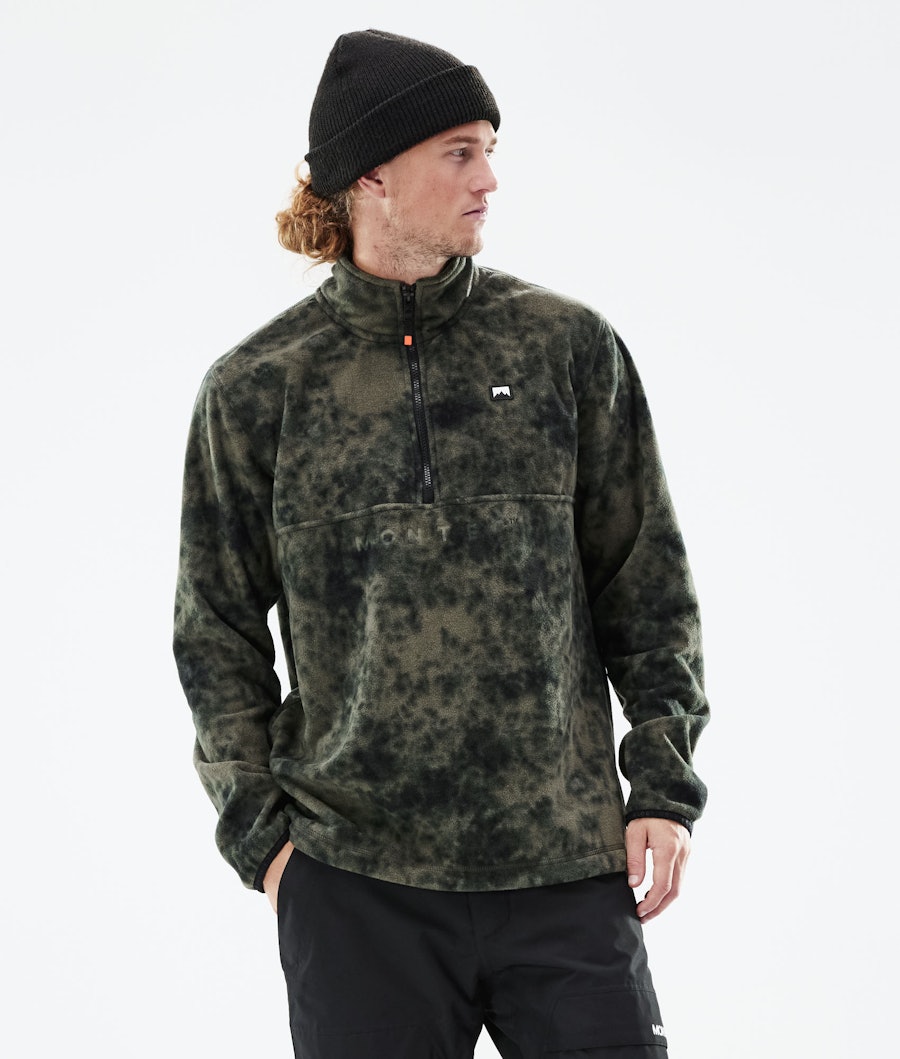 Echo 2021 Sweat Polaire Homme Olive Green Tiedye