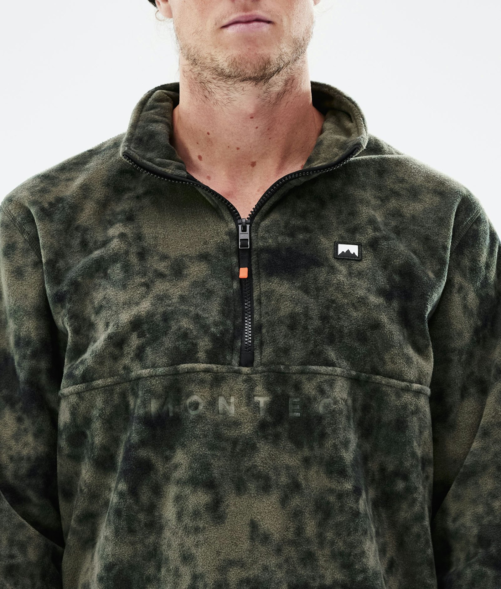 Echo 2021 Sweat Polaire Homme Olive Green Tiedye