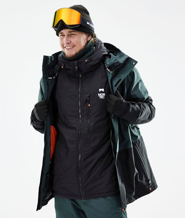Montec Toasty 120Gsm Midlayer Jacket Ski Men Black