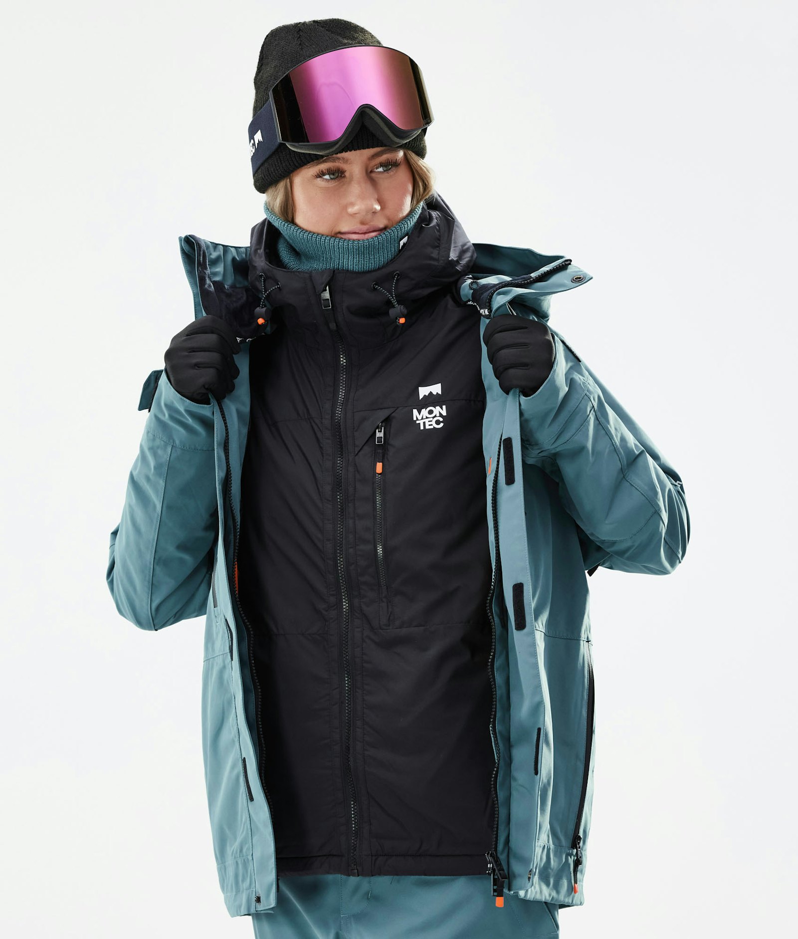 Montec Toasty W 120Gsm Mellanlagersjacka Ski Kvinna Black