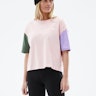 Vans Relaxed Boxy Colorblock T-shirt Dam Powder Pink/Thyme