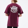 Vans Holder St Classic T-shirt Burgundy/White