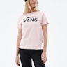 Vans Flying V Crew T-shirt Dames Powder Pink
