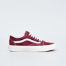 Vans Old Skool Chaussures (Pig Suede)Pomegranate/Snow White