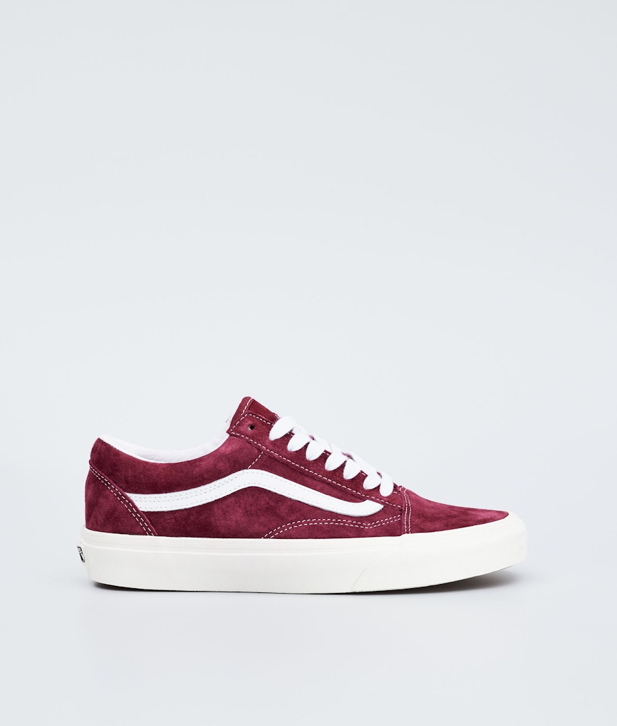 Vans Old Skool Chaussures (Pig Suede)Pomegranate/Snow White