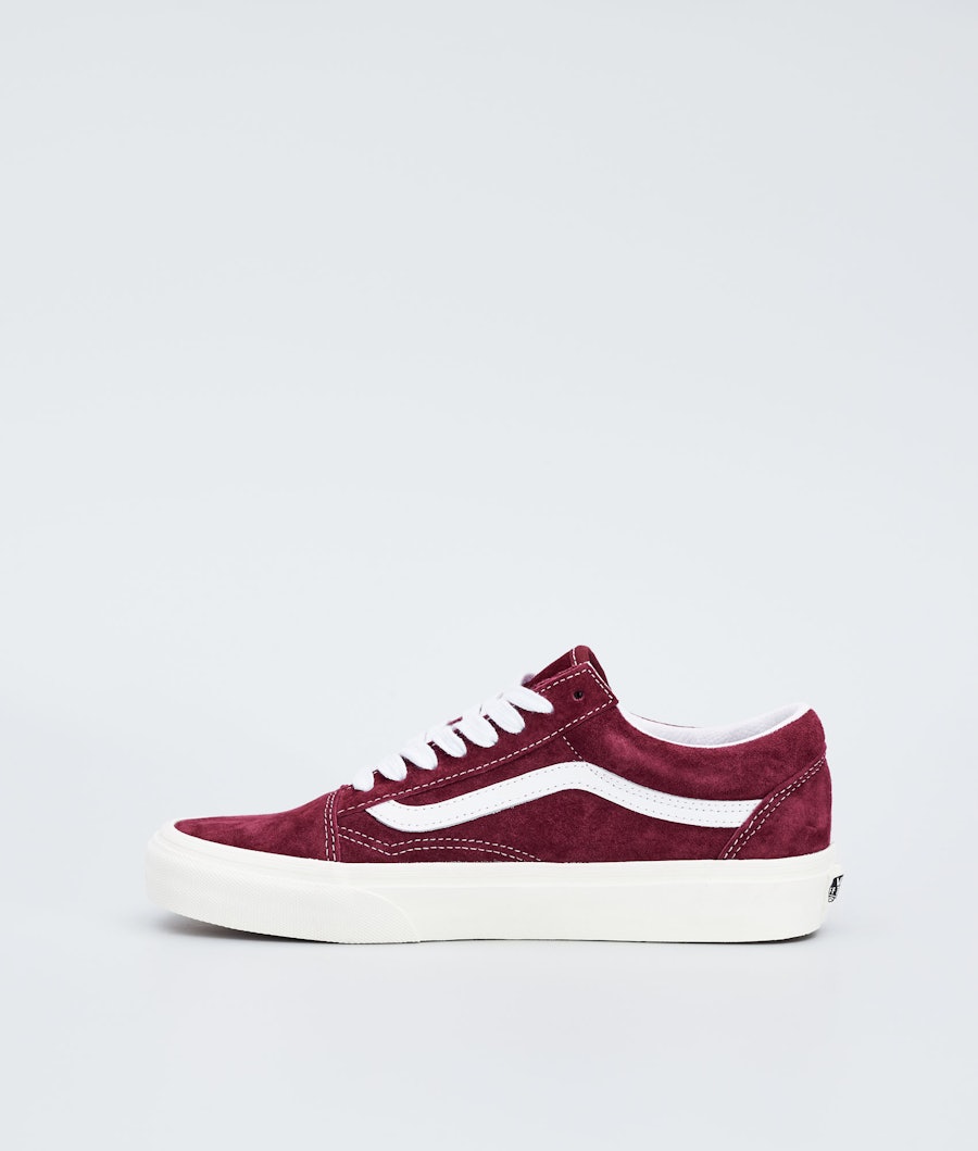 Vans Old Skool Chaussures Femme (Pig Suede)Pomegranate/Snow White