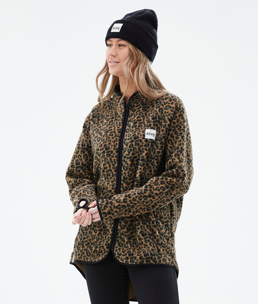 Eivy Redwood Sherpa Jakke Leopard
