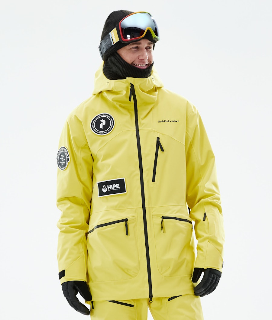 Peak Performance Vertixs 2L Patch Men's Snowboard Jacket Citrine