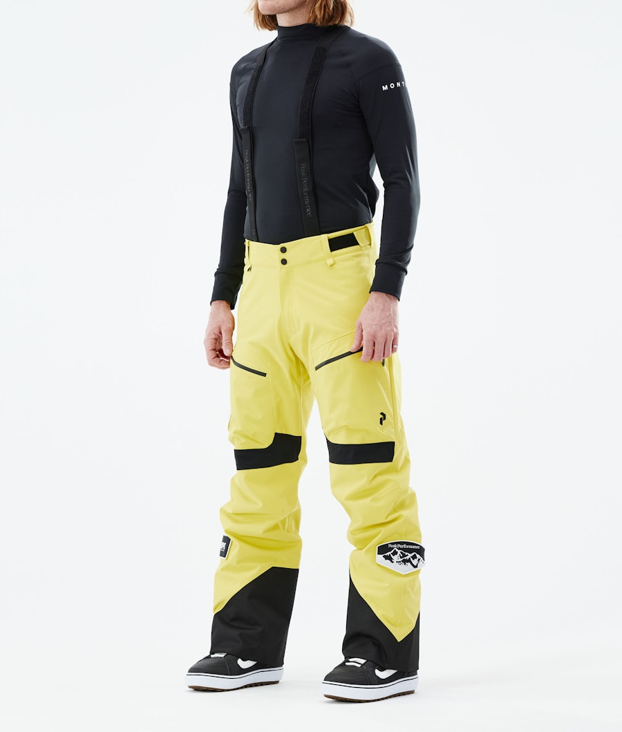 Peak Performance Vertixs 2L Patch Men's Snowboard Pants Citrine