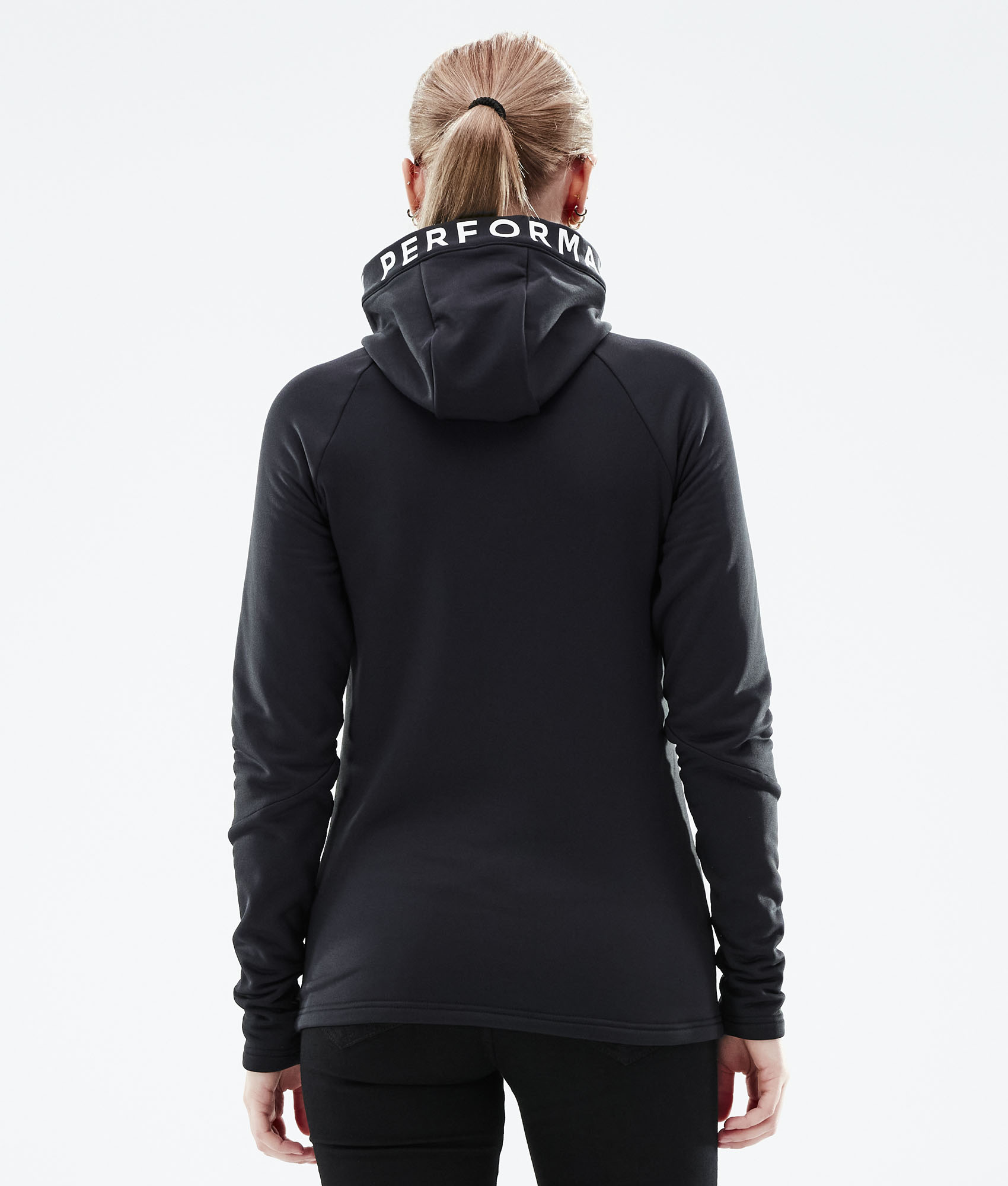 rider zip hood black