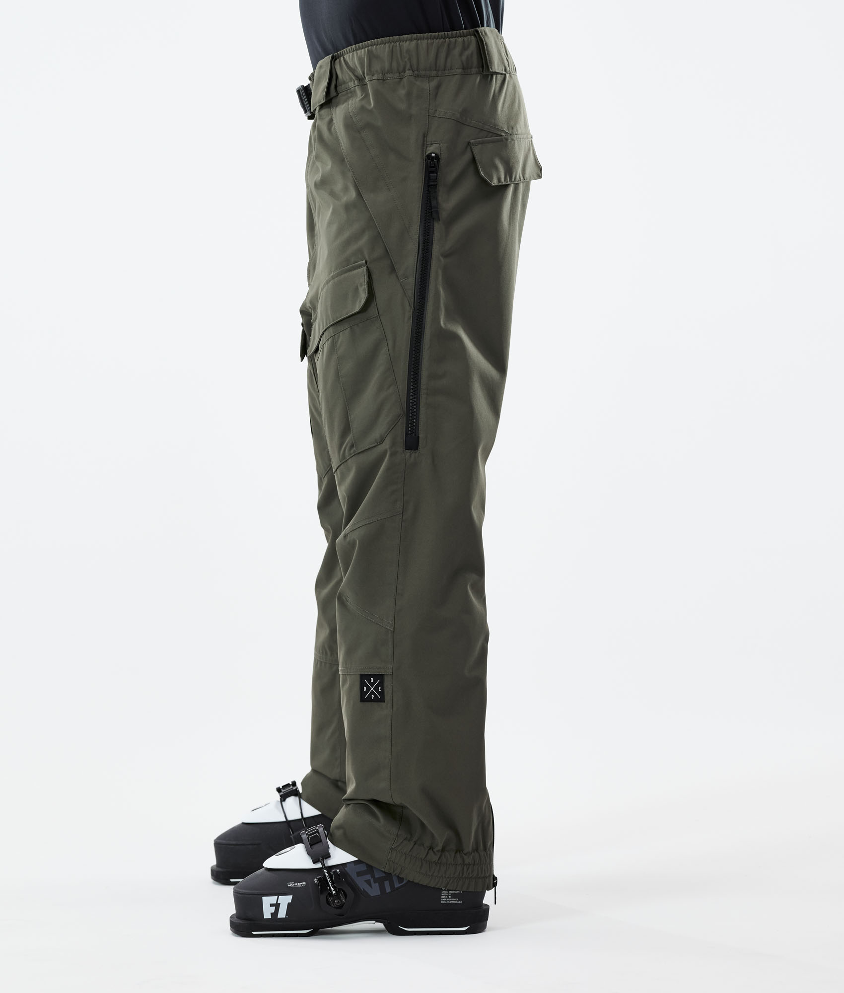 90s combat trousers with tassels