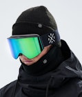 Dope Sight 2021 Masque de ski Black/Green Mirror