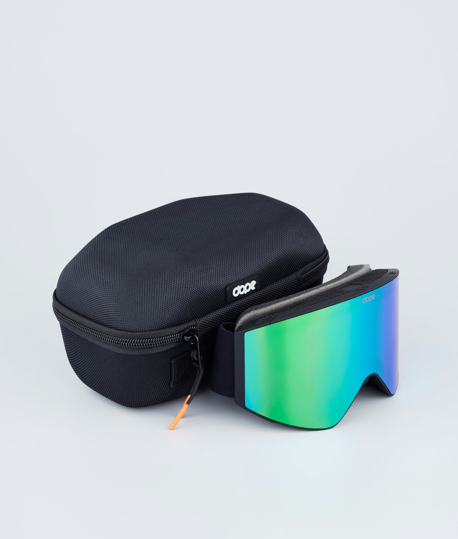 Dope Sight 2021 Ski Goggles Black/Green Mirror