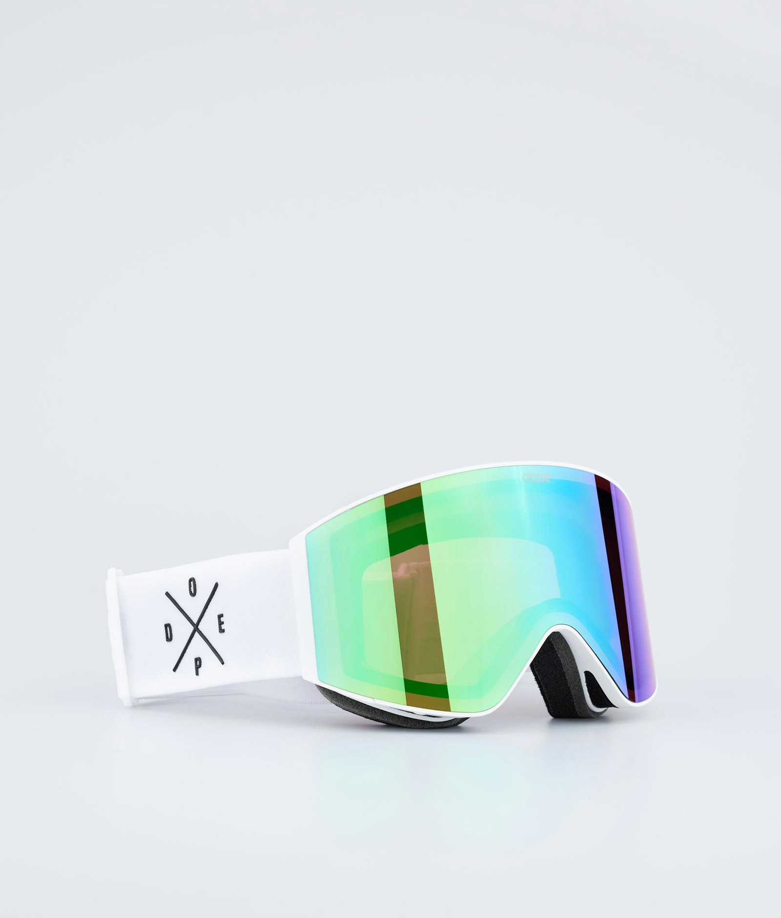 Dope Sight 2021 Skibriller White/Green Mirror