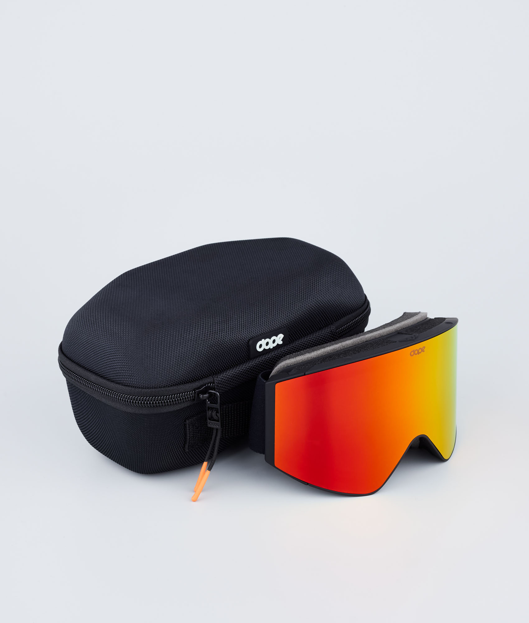 Dope Sight Ski Goggle Black/Red Mirror