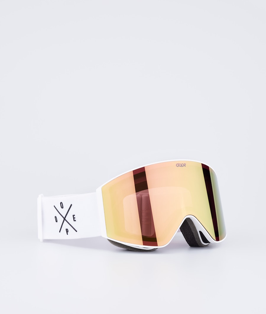 Sight 2021 Ski Goggles White/Champagne Mirror