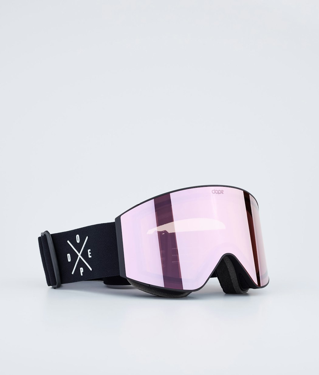 Dope Sight Skibriller Herre Black/Pink Mirror