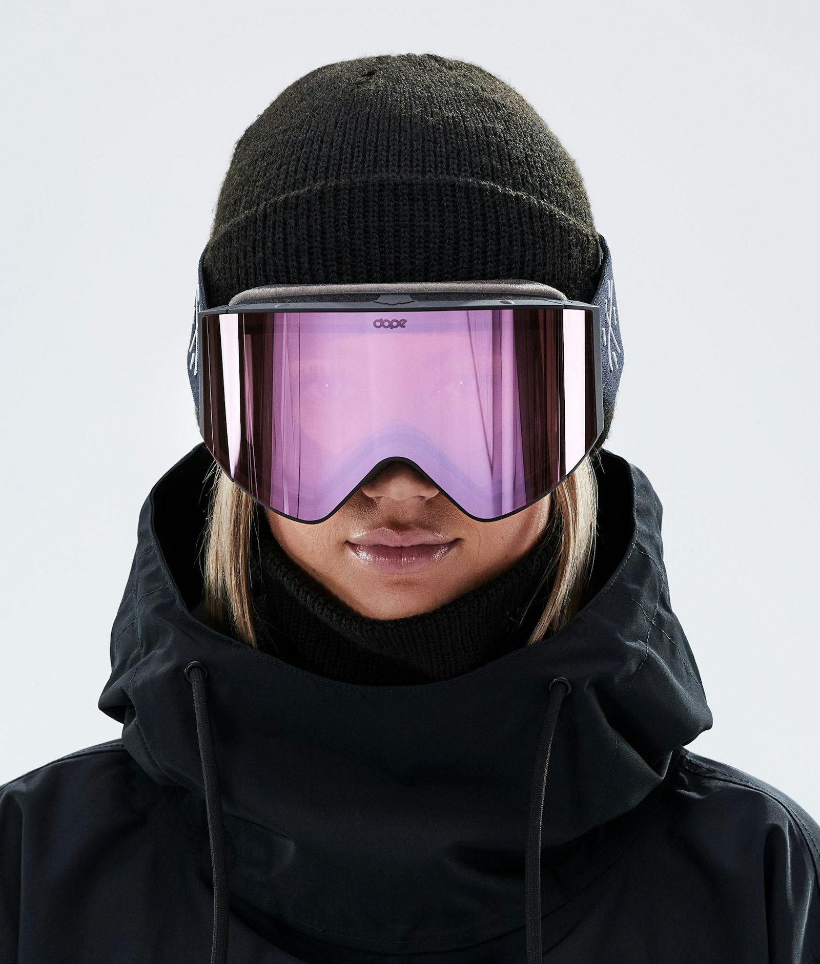 Sight 2021 Ski Goggles Black/Pink Mirror
