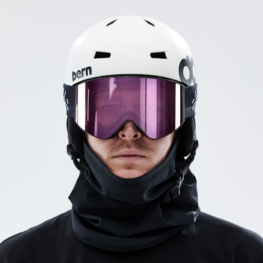 Dope Sight 2021 Masque de ski Homme Black/Pink Mirror - Noir