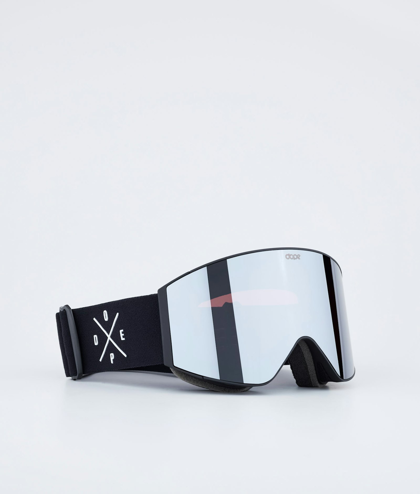 Dope Sight 2021 Ski Goggles Black/Silver Mirror