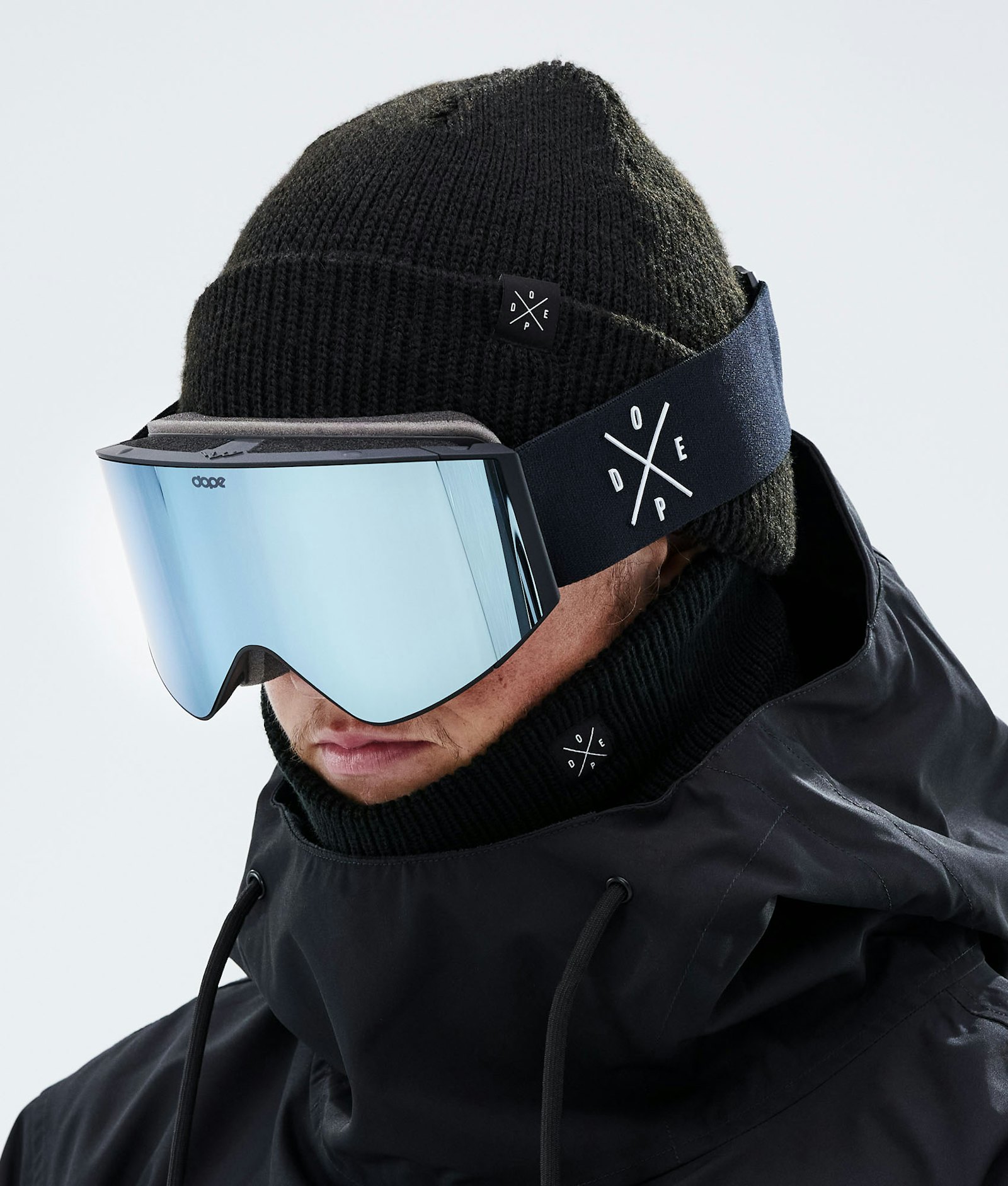 Sight 2021 Masque de ski Black/Blue Mirror, Image 2 sur 6