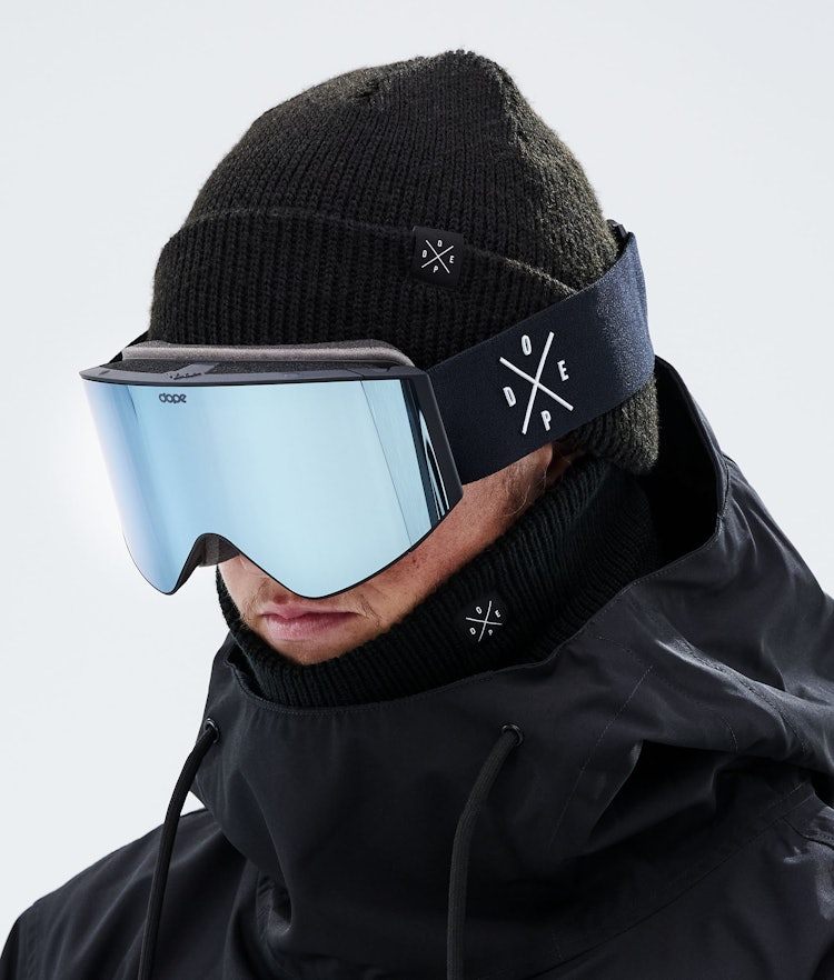 Dope Sight 2021 Gafas de esquí Black/Blue Mirror
