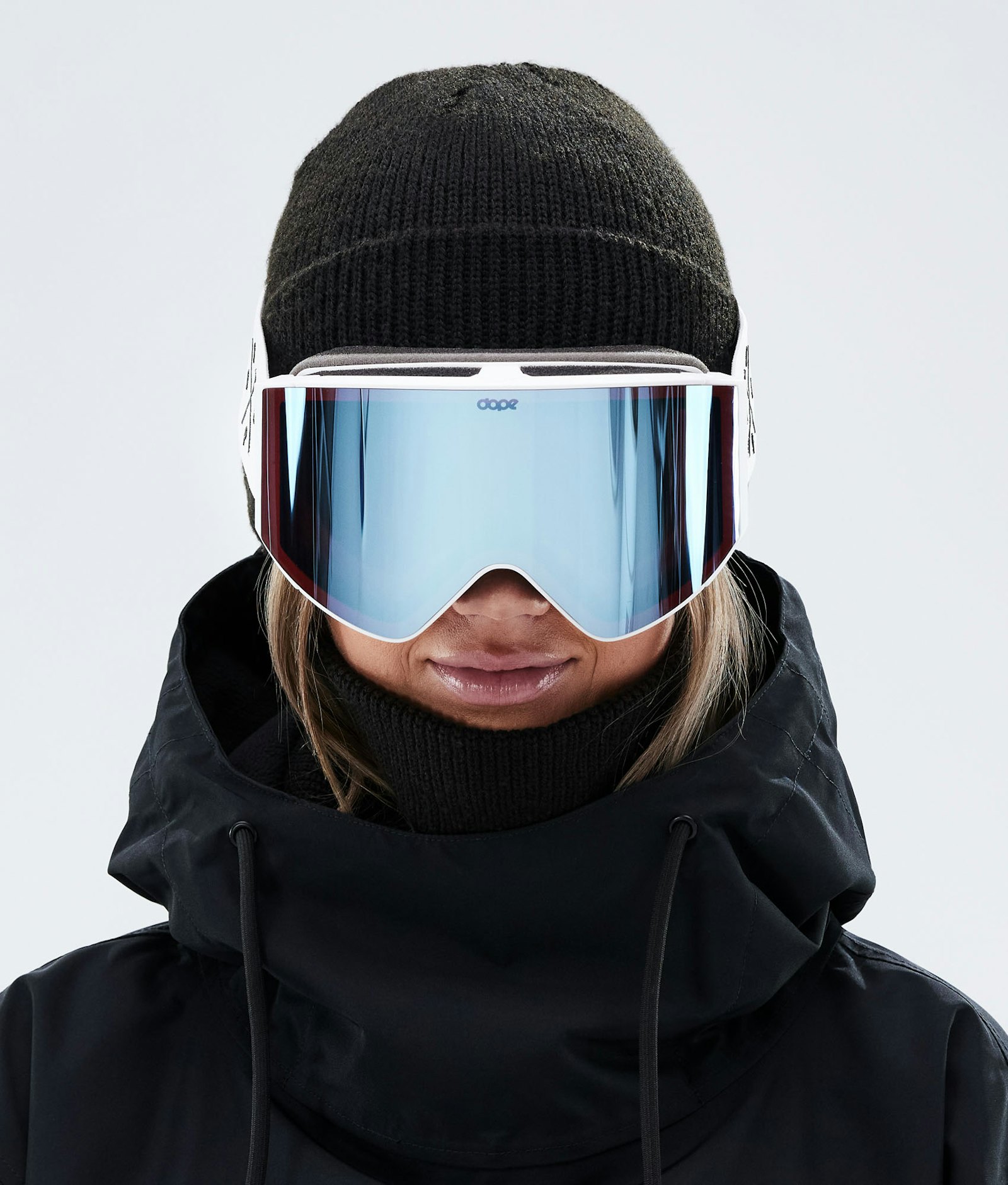 Sight 2021 Ski Goggles White/Blue Mirror