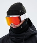 Dope Sight 2021 Ski Goggles White/Red Mirror, Image 2 of 6