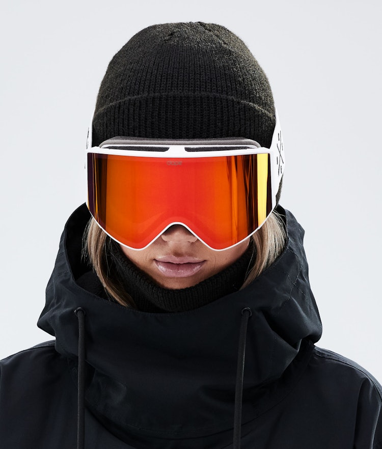Sight 2021 Masque de ski White/Red Mirror, Image 3 sur 6