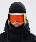 Dope Sight 2021 Ski Goggles White/Red Mirror, Image 3 of 6