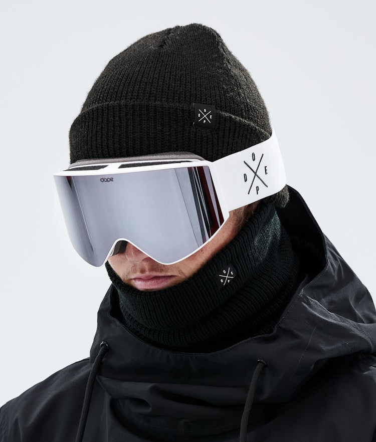 Dope Sight 2021 Gafas de esquí White/Silver Mirror