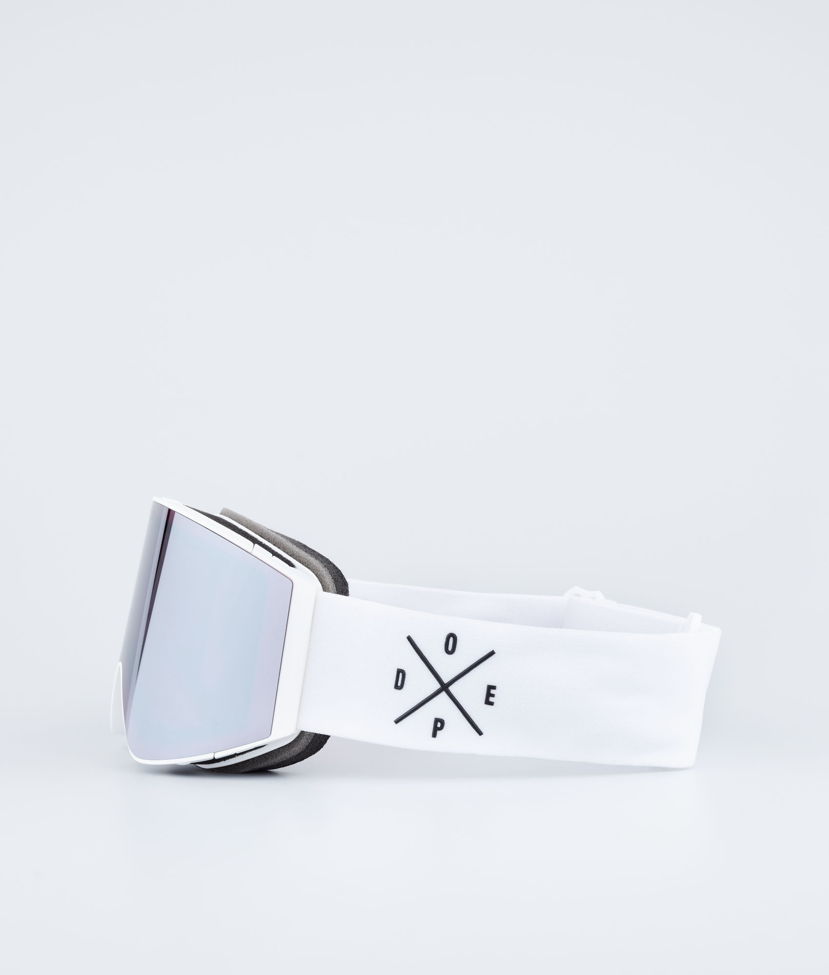 Dope Sight 2021 Ski Goggles Men White/Silver Mirror Ridestore UK